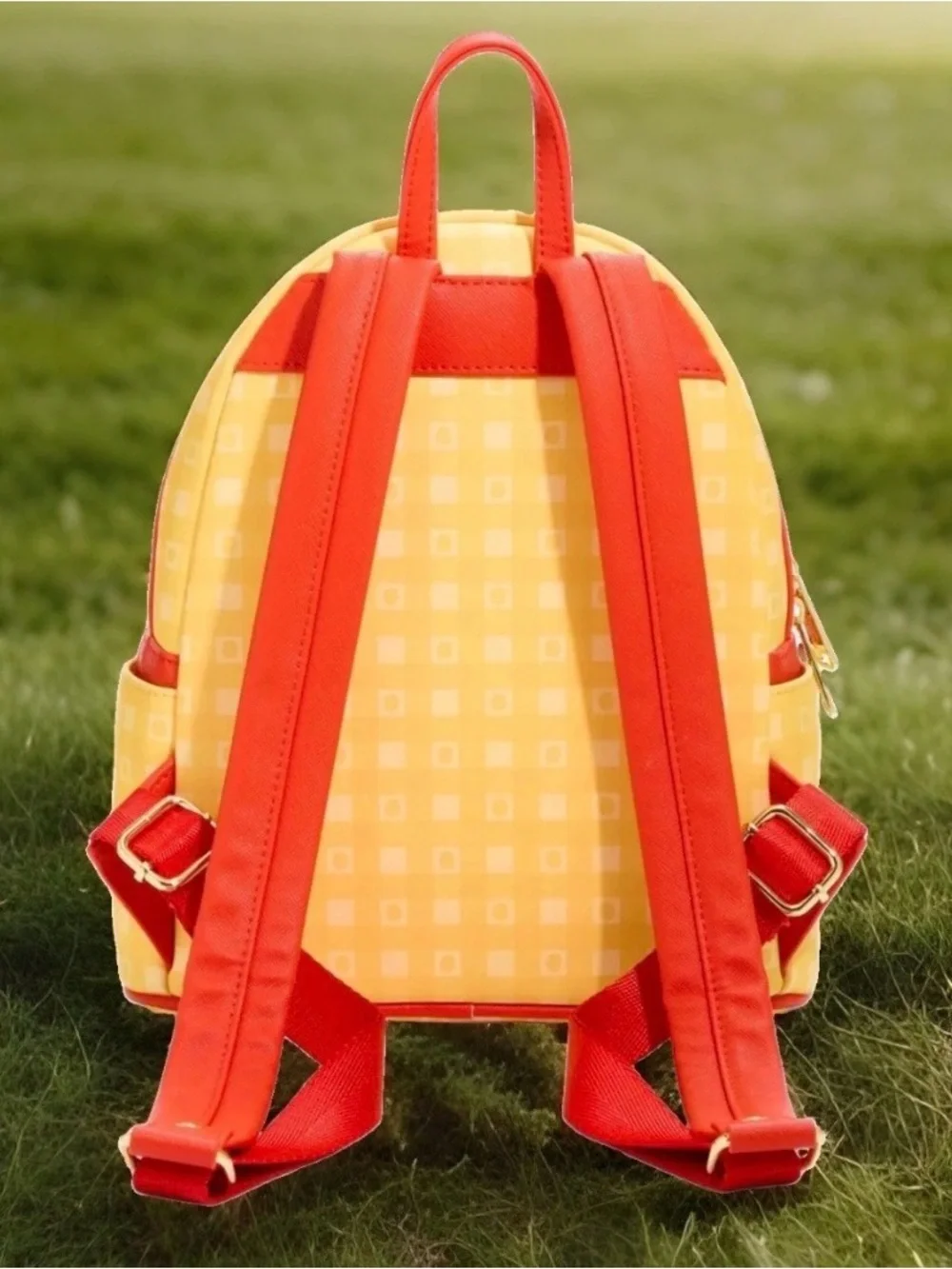 NEW Loungefly Disney Winnie the Pooh Floral Gingham Backpack Roo Tigger Eeyore